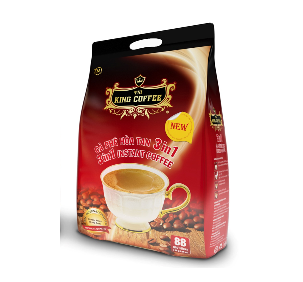 King coffee 3in1 instant - Bag 88 sticks (E/E)
