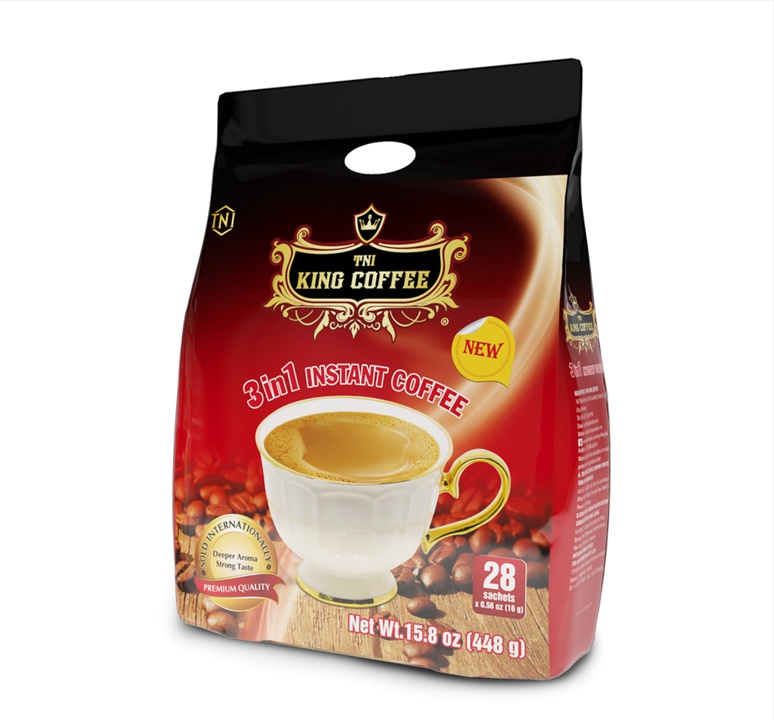 King coffee hòa tan 3in1 - Bịch 28 sachets