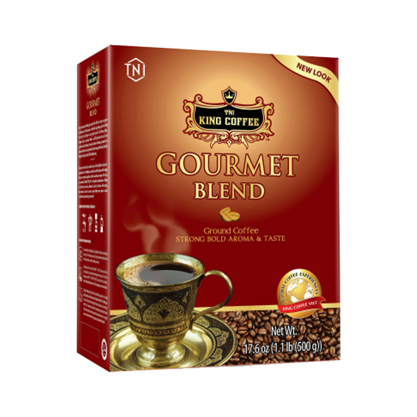 King coffee Gourmet Blend- Hộp 500gr - VN