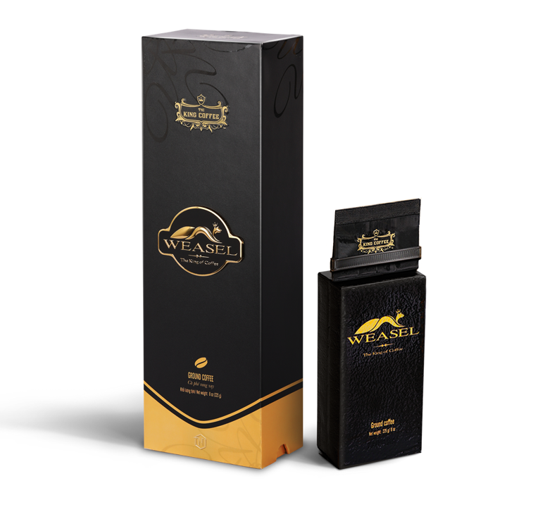King coffee Weasel - Box 225gr ( E/V)