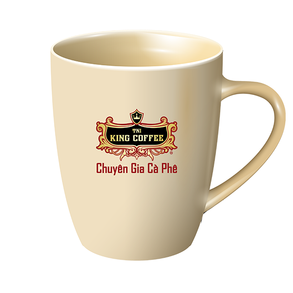 Ly sứ (  350 ml x  (H) 11cm x Φ 8.6cm ) - Nâu