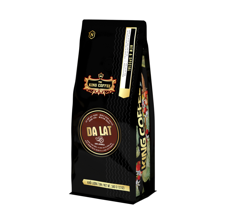 KING COFFEE Da Lat Whole Bean Coffee 340g (E/E)
