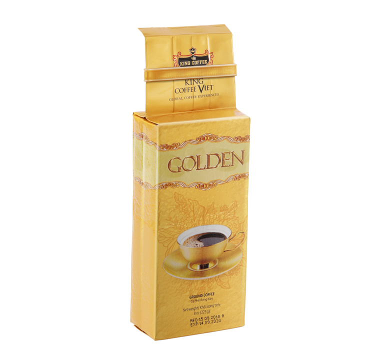 KING COFFEE GOLDEN- Bag 225gr (E/V)