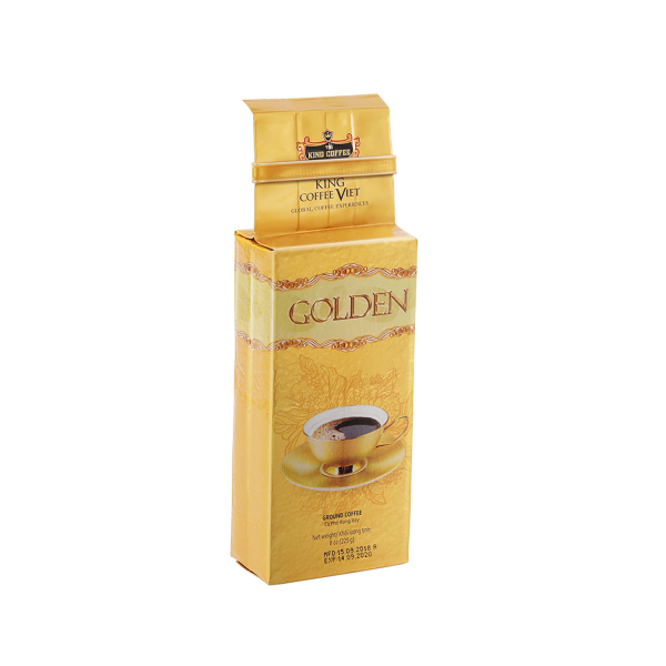 KING COFFEE GOLDEN- Bag 225gr (E/V)