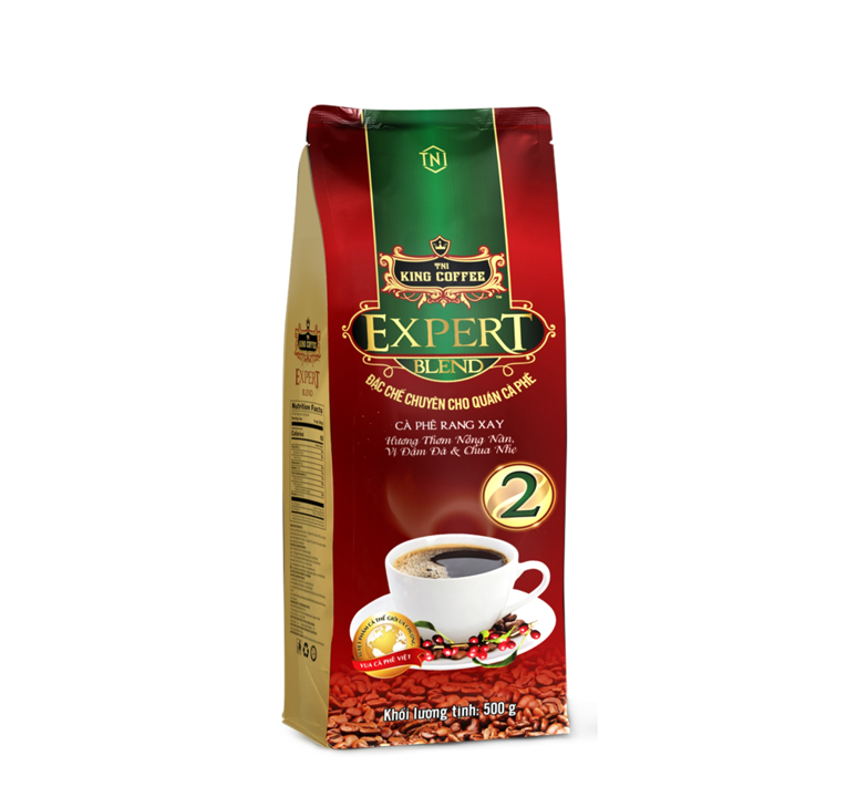 King coffee Expert Blend 2- Túi 500g (E/V)