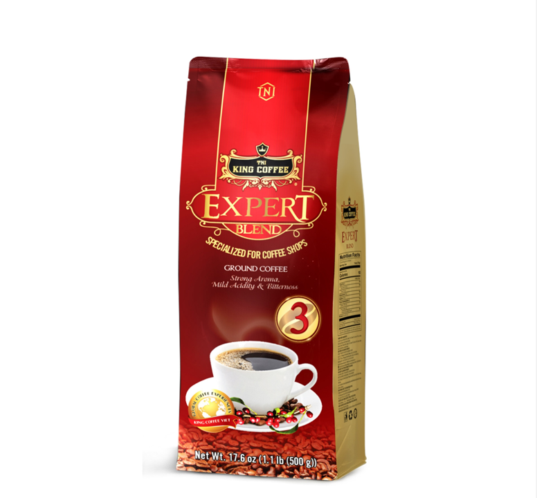 King coffee Expert Blend 3- Túi 500g (E/V)