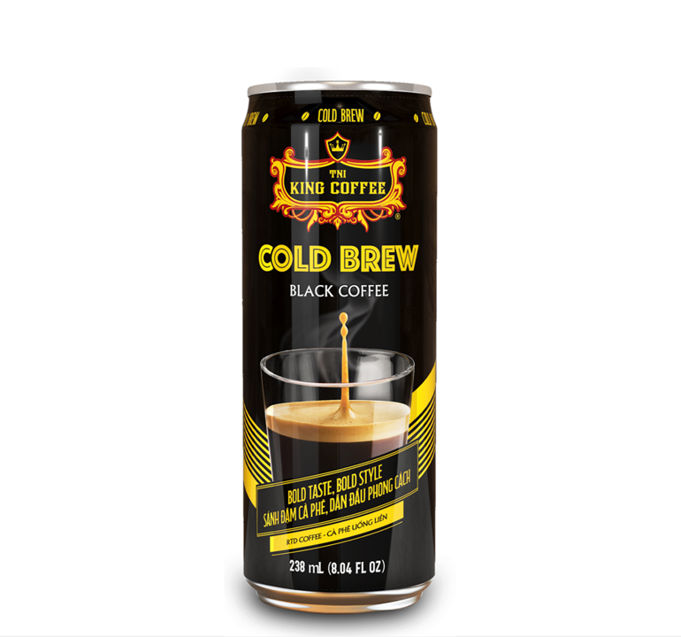King coffee RTD Cold Brew Black Lon 238ml (E/V)